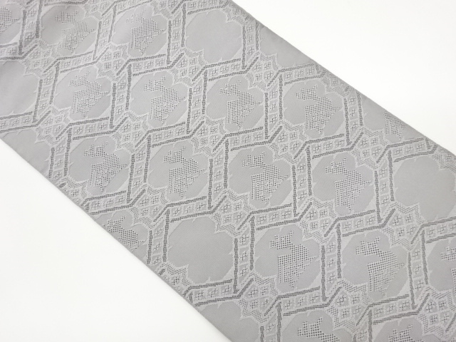 綴れ有栖川模様織出し名古屋帯